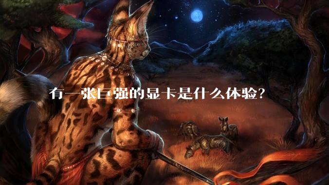 有一张巨强的显卡是什么体验？
